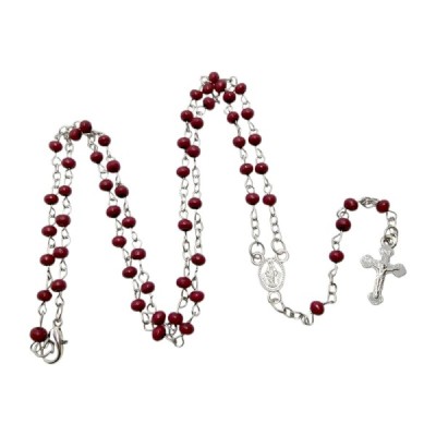 Różaniec w słoiczku zapachowy bordowy 202553