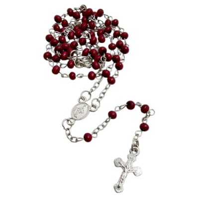 Różaniec w słoiczku zapachowy bordowy 202553