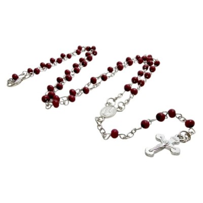 Różaniec w słoiczku zapachowy bordowy 202553