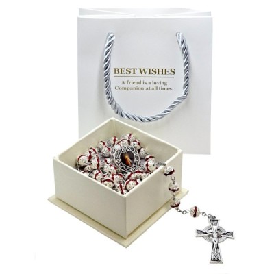 Różaniec zdobiony Jezus Miłosierny M181