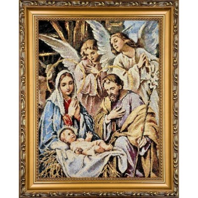 Obraz Haft. Szopka Betlejemska 22x27,5cm 2025S18