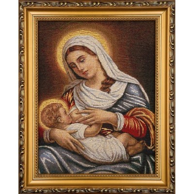 Obraz Haft. M.B. Karmiąca 22x27,5cm 2025S19 Obraz Haft. M.B. Karmiąca 22x27,5cm 2025S19