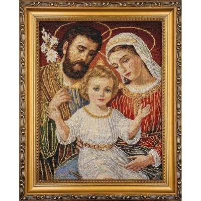 Obraz Haft. Św. Rodzina 22x27,5cm 2025S17 Obraz Haft. Św. Rodzina 22x27,5cm 2025S17