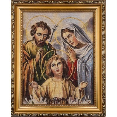 Obraz Haft. Św. Rodzina 22x27,5cm 2025S15 Obraz Haft. Św. Rodzina 22x27,5cm 2025S15
