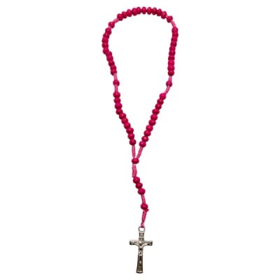 Różaniec w cukierku różowy M30ROZ