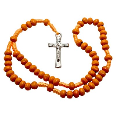 Różaniec w cukierku pomarańczowy M30POMAR