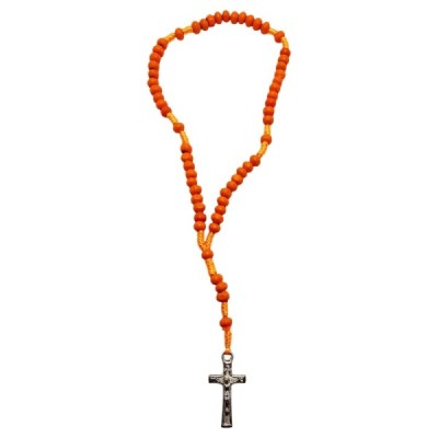 Różaniec w cukierku pomarańczowy M30POMAR