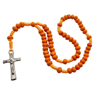 Różaniec w cukierku pomarańczowy M30POMAR