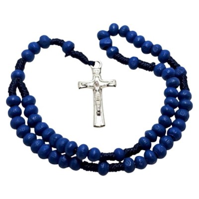 Różaniec w cukierku niebieski M30NIEB