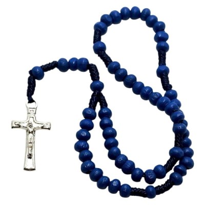 Różaniec w cukierku niebieski M30NIEB