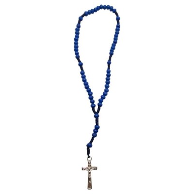 Różaniec w cukierku niebieski M30NIEB