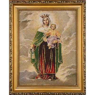 Obraz Haft. M.B. Szkaplerzna 22x27,5cm 2025S6 Obraz Haft. M.B. Szkaplerzna 22x27,5cm 2025S6