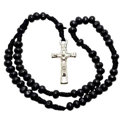 Różaniec w cukierku czarny M30CZARNY