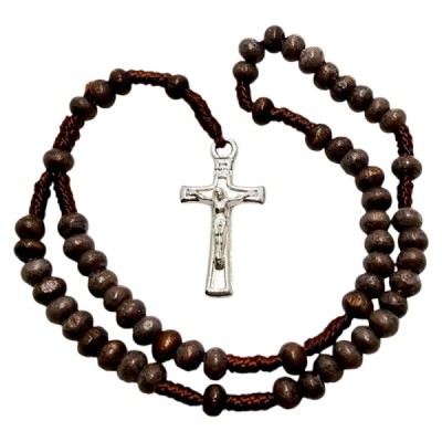 Różaniec w cukierku brązowy M30BRAZ