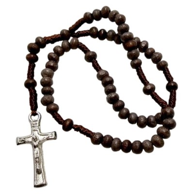 Różaniec w cukierku brązowy M30BRAZ