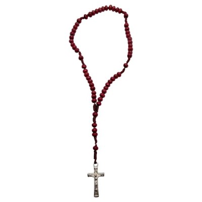 Różaniec w cukierku bordowy M30BORDO
